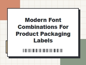 Crafting Sleek Label Font Combinations