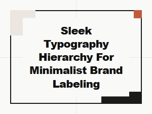 Elevating Brand Labels with Sleek Typography