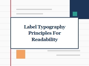 Crafting Readable Labels with Typography Principles